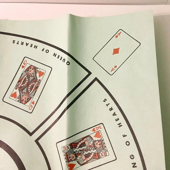 Vintage 1962 Rummy Royal Whitman Plastic Table Sheet Michigan  Rummy Game - Picture 12 of 16